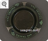 Desert Inn and Country Club - Green imprint Glass Ashtray