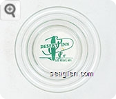 Desert Inn, Las Vegas, Nevada - Green imprint Glass Ashtray