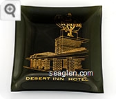 Desert Inn Hotel - Gold imprint Glass Ashtray