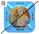 Swiped From, Doll House, Reno, Nevada, Phone FA .3-9564 - Black imprint Metal Ashtray