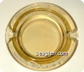 Dunes Hotel and Country Club, Las Vegas Nevada - White imprint Glass Ashtray