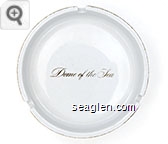 Dome of the Sea - Gold imprint Porcelain Ashtray