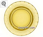 Del Webb Hotels - Molded imprint Glass Ashtray