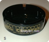 El Capitan Lodge & Casino, Hawthorne, Nevada - Yellow imprint Glass Ashtray