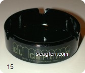El Capitan Lodge & Casino, Hawthorne, Nevada - Green imprint Glass Ashtray