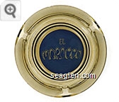 El Morocco - White on blue imprint Glass Ashtray