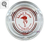 The Fabulous Flamingo Hotel, The Showplace of the Nation, Las Vegas, Nevada - Red imprint Glass Ashtray