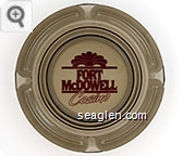Fort McDowell Casino - Red imprint Glass Ashtray