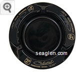 Cabaret, Frontier Hotel, Las Vegas, Nevada - Gold imprint Glass Ashtray