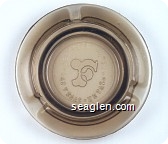 Frontier Hotel, Las Vegas, Nevada - Molded imprint Glass Ashtray