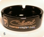 Cabaret, Frontier Hotel, Las Vegas, Nevada - Gold imprint Glass Ashtray