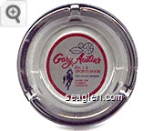 Gary Austin's Race & Sports Book, Las Vegas, Nevada, . . . - Red and Black imprint Glass Ashtray