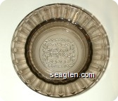 GC - Molded imprint Glass Ashtray