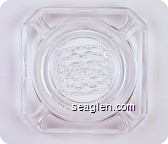 GC - Molded imprint Glass Ashtray