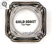 Gold Coast, Las Vegas - Black imprint Glass Ashtray