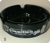 Golden Gate Casino - Restaurant - Hotel - White imprint Glass Ashtray