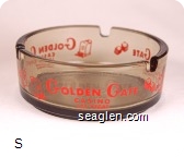 Golden Gate Casino Las Vegas - Red imprint Glass Ashtray