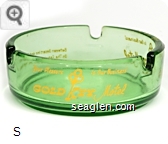 ''Your Pleasure is Our Business'', Gold Key Motel, Between Desert Inn And Stardust Hotels, On The Fabulous Strip Las Vegas, Nevada - Yellow imprint Glass Ashtray