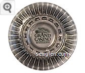 Grand Casino, Mississippi - Green imprint Glass Ashtray