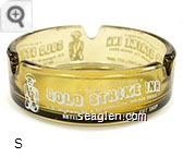 Near Hoover Dam, Gold Strike Inn, US Highway 93, Boulder City, Nevada 89005, Hotel - Casino - Bar - Food - Gift Shop - White imprint Glass Ashtray