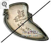 Hacienda, Hotel - Casino - Raised imprint Plastic Ashtray