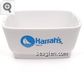 Harrah's Marina - Blue imprint Plastic Ashtray