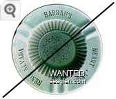 Harrah's, Heart Tango, Reno, Nevada - Gold imprint Porcelain Ashtray