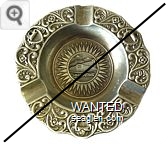 Harveys, Lake Tahoe - Molded imprint Metal Ashtray