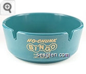 Ho-Chunk Casino & Bingo, Baraboo, WI, (800) 746-2486, Ho-Chunk Bingo, Baraboo, WI, (800) 362-8404 - Gold imprint Plastic Ashtray