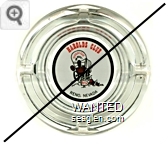 Harolds Club, Harolds Club or Bust!, Reno, Reno, Nevada - Red and black on white imprint Glass Ashtray