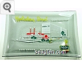 Holliday Inn Centerstrip, Las Vegas, Nevada - Multicolor imprint Glass Ashtray