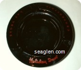 Holiday Inn, Centerstrip, Las Vegas - Red imprint Glass Ashtray