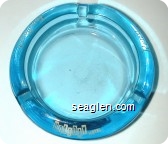 Tom Moore's, Holiday Hotel, Reno - White imprint Glass Ashtray