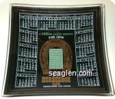 A Million Good Wishes For 1979, Binion's Horseshoe Club, Downtown Las Vegas - Gold, white and green imprint Glass Ashtray