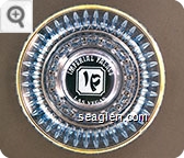Imperial Palace, Las Vegas - White imprint Glass Ashtray