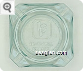Imperial Palace - Molded imprint Glass Ashtray