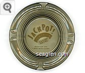 Jackpot! Junction Casino Hotel, Morton MN, 1-800-WIN-CASH - Yellow imprint Glass Ashtray