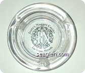 Jerry's Nugget, JN, Las Vegas, Nevada - Black imprint Glass Ashtray