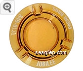 Jubilee, Pagni Bros, 849-0131 - White imprint Glass Ashtray