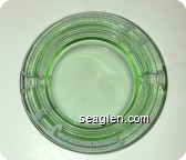 Landmark Hotel, Las Vegas, Nevada - White imprint Glass Ashtray