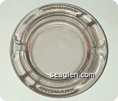 Landmark Hotel, Las Vegas, Nevada - Gold imprint Glass Ashtray