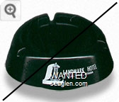 Landmark Hotel, Las Vegas, Nevada - White imprint Plastic Ashtray