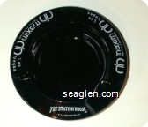 Maxim Hotel/Casino, Las Vegas, The Station House, Tonopah - White imprint Glass Ashtray