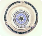 House of Blues, Las Vegas, Soul Rock Spirit Jazz Gospel Hip Hop Salsa Funk Joy Peace Truth Righteousness Non-Violence - Blue and black imprint Glass Ashtray