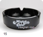 Monte Carlo Casino, Holiday Inn Reno, The Riviera Room - White imprint Glass Ashtray