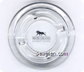 MGM Grand, Detroit Casino - Black imprint Glass Ashtray