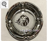 1999 MGMG - Black imprint Glass Ashtray