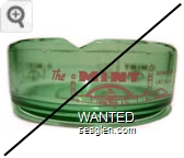 The Mint, Downtown Las Vegas - Pink imprint Glass Ashtray