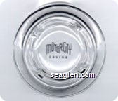 Motor City Casino - Black imprint Glass Ashtray
