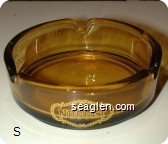 Carson Nugget, The Happiest Casino in the World Carson City, Nevada - Yellow imprint Glass Ashtray